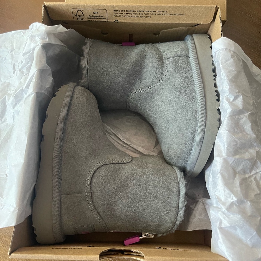 Gray UGG Winter Boots Toddler